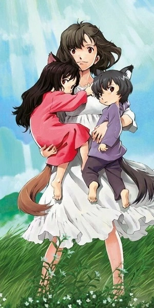 Аниме Волчьи дети Амэ и Юки